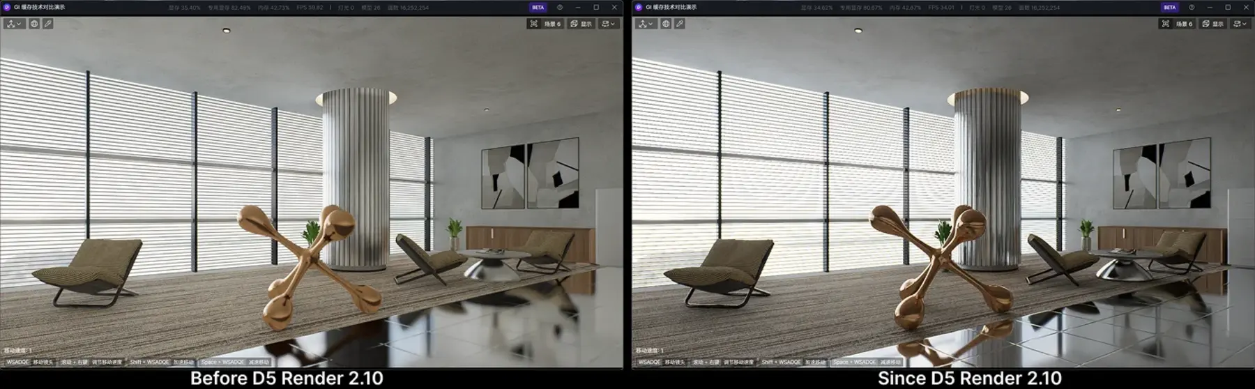 D5 Render supera los métodos tradicionales de iluminación global