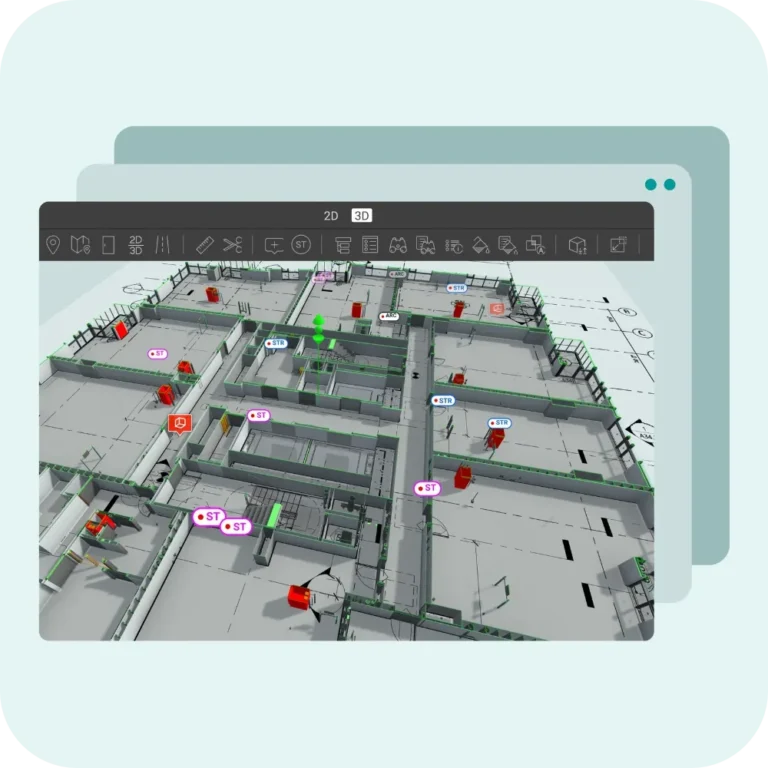 Interfaz de Revizto en entorno 3D