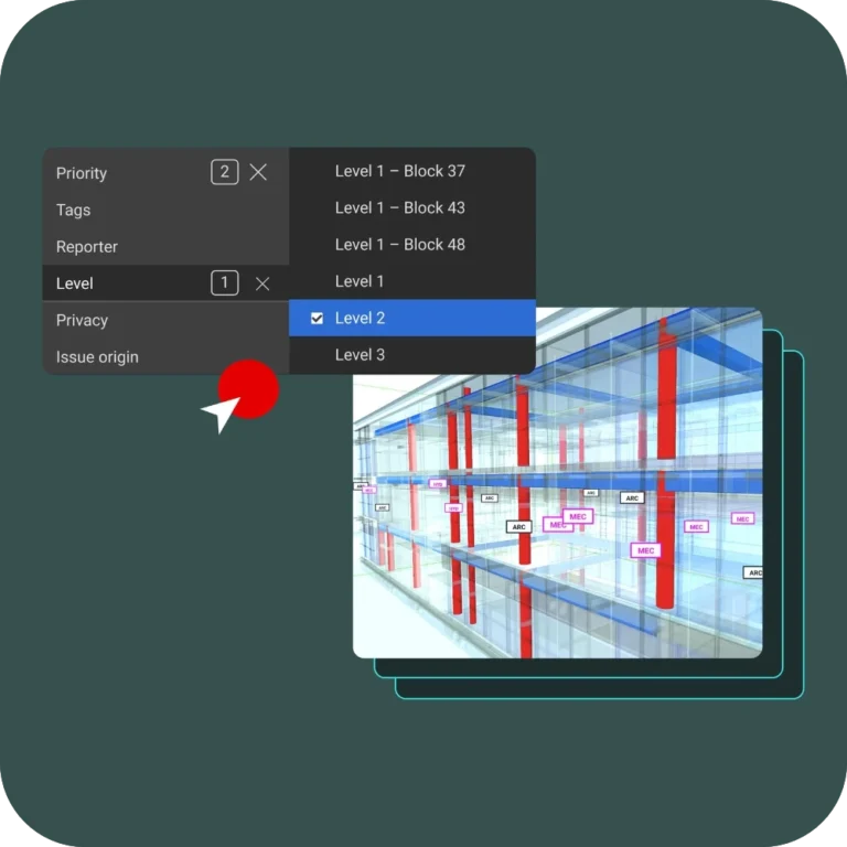Datos de ubicación en Revizto