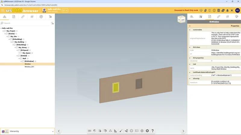 Visualizador ifc 5 con ejemplo de buildingsmart international sobre la estructura de datos. Jpg ifc 5