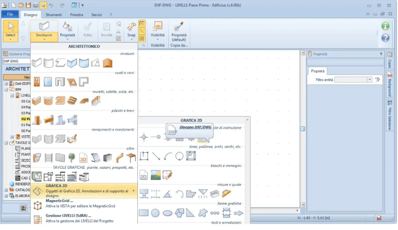 Importar dxf dwg bim