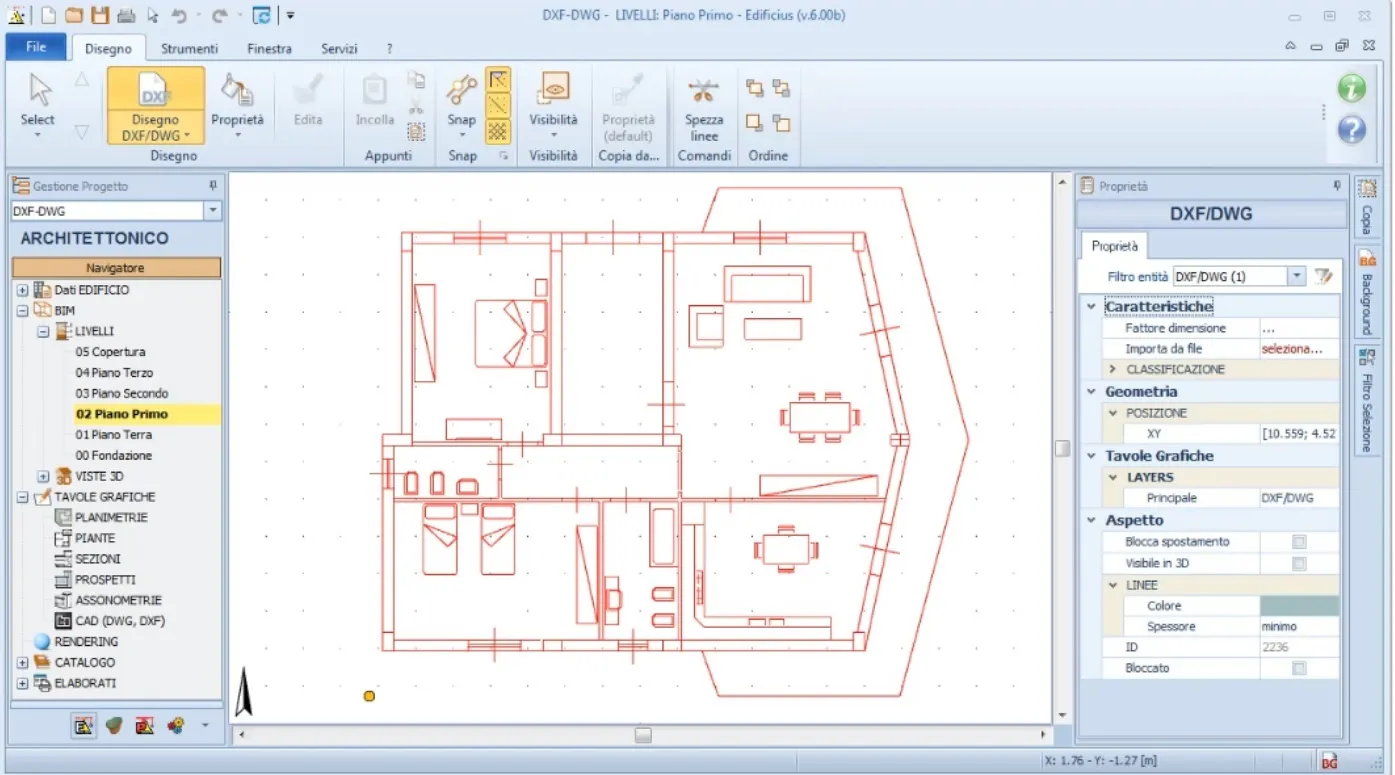 Importar dxf dwg bim