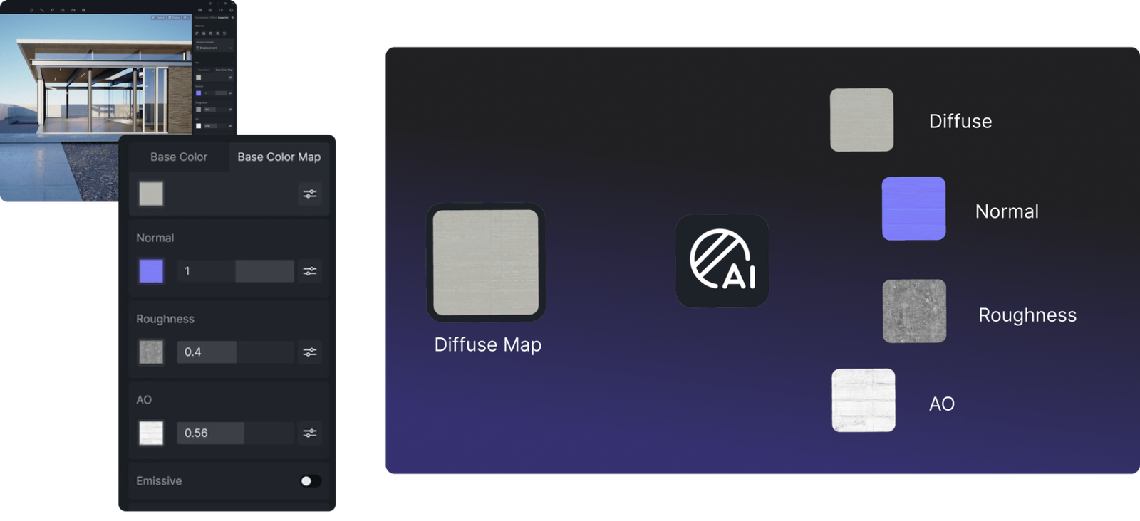 Mapas de texturas con ia
